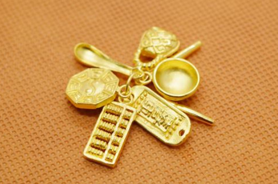 黄金吉祥七宝吊坠寓意