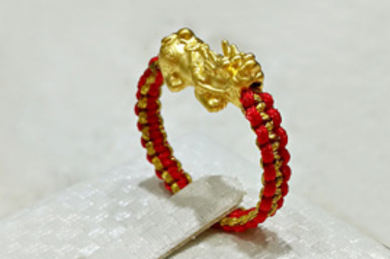 金店戒指用鱼线的编法