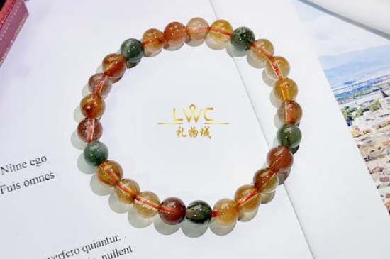 彩发晶手串的功效与作用