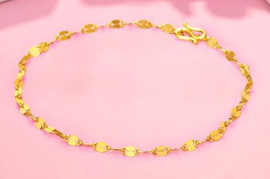 女孩适合戴什么黄金手链,简约大气的手链最经典