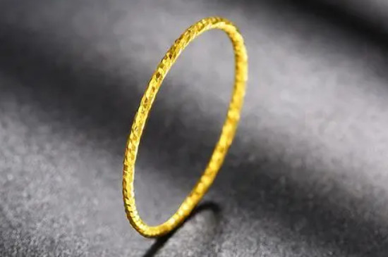 未镶嵌素金是黄金吗